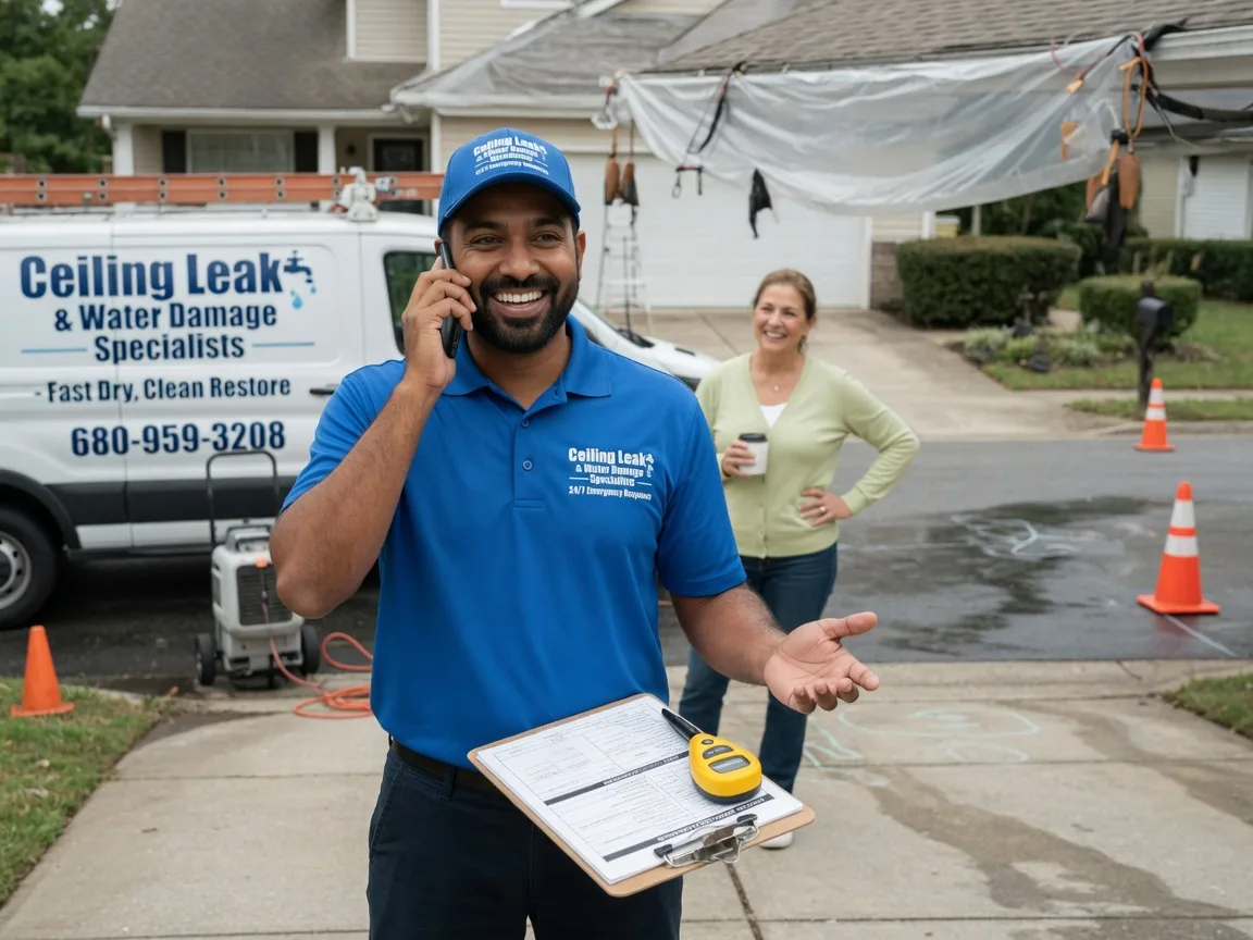 Ceiling Leak Cleanup Fairview, NC FAQs